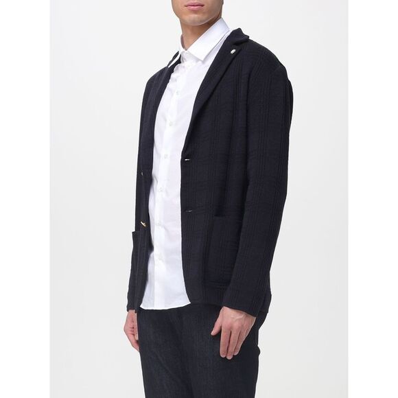 Manuel Ritz Jacket Men Blue - Picture 3 of 4